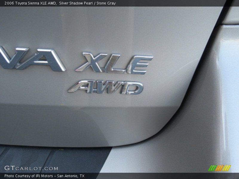 Silver Shadow Pearl / Stone Gray 2006 Toyota Sienna XLE AWD