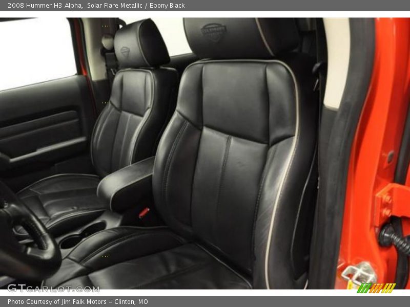 Solar Flare Metallic / Ebony Black 2008 Hummer H3 Alpha