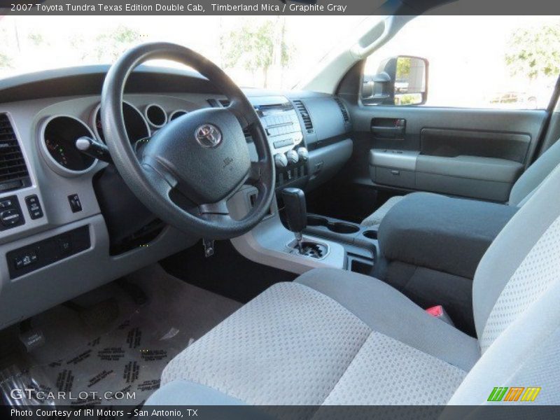 Timberland Mica / Graphite Gray 2007 Toyota Tundra Texas Edition Double Cab