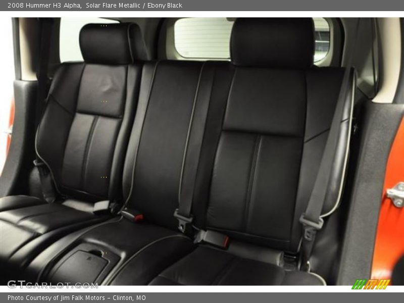 Solar Flare Metallic / Ebony Black 2008 Hummer H3 Alpha