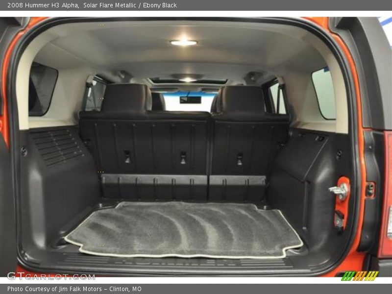 Solar Flare Metallic / Ebony Black 2008 Hummer H3 Alpha