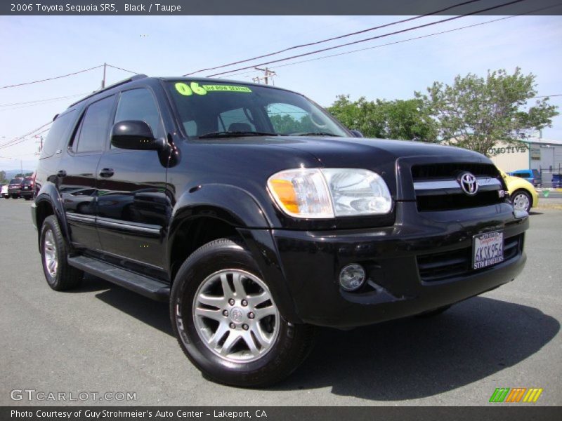 Black / Taupe 2006 Toyota Sequoia SR5