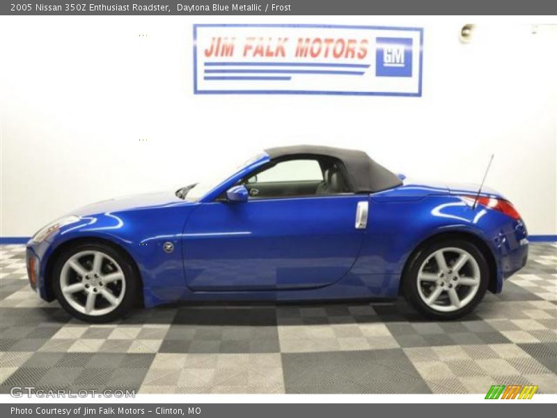 Daytona Blue Metallic / Frost 2005 Nissan 350Z Enthusiast Roadster