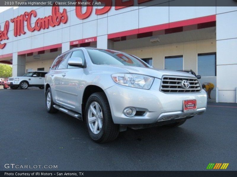 Classic Silver Metallic / Ash 2010 Toyota Highlander SE