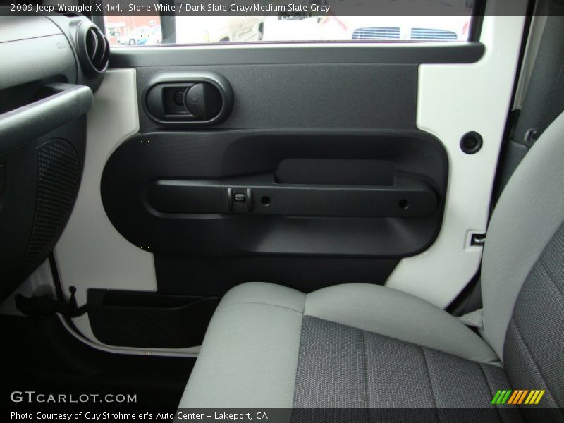 Stone White / Dark Slate Gray/Medium Slate Gray 2009 Jeep Wrangler X 4x4