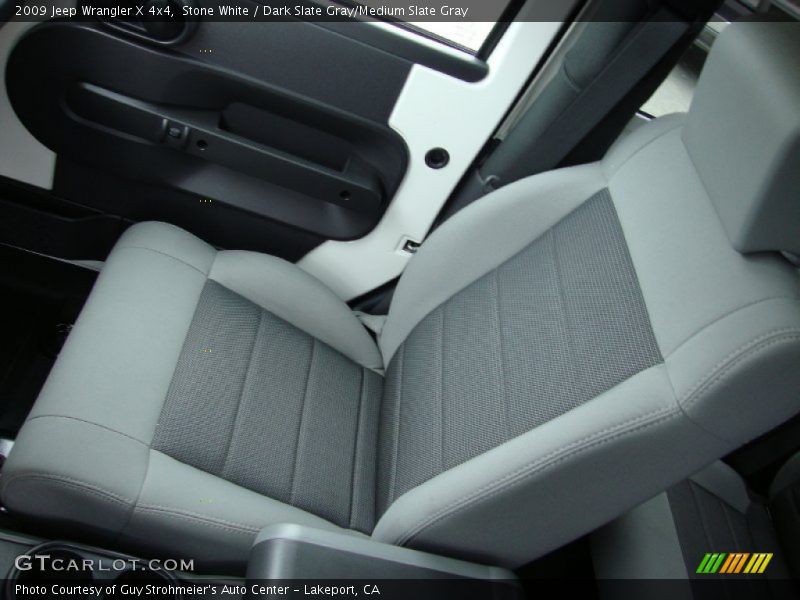 Stone White / Dark Slate Gray/Medium Slate Gray 2009 Jeep Wrangler X 4x4