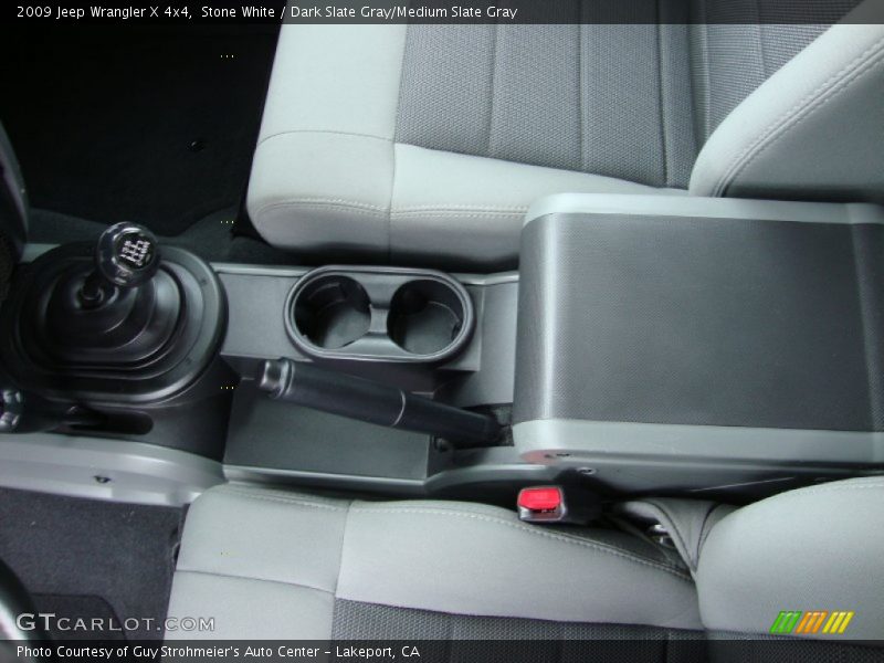 Stone White / Dark Slate Gray/Medium Slate Gray 2009 Jeep Wrangler X 4x4