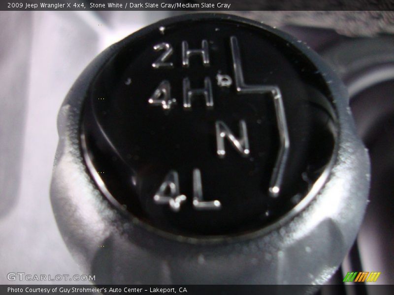 Stone White / Dark Slate Gray/Medium Slate Gray 2009 Jeep Wrangler X 4x4