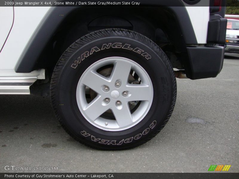Stone White / Dark Slate Gray/Medium Slate Gray 2009 Jeep Wrangler X 4x4