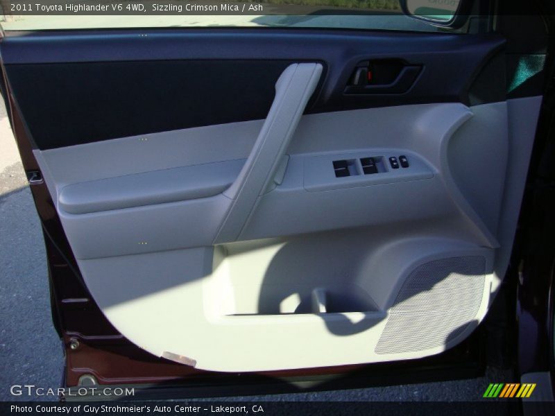 Sizzling Crimson Mica / Ash 2011 Toyota Highlander V6 4WD