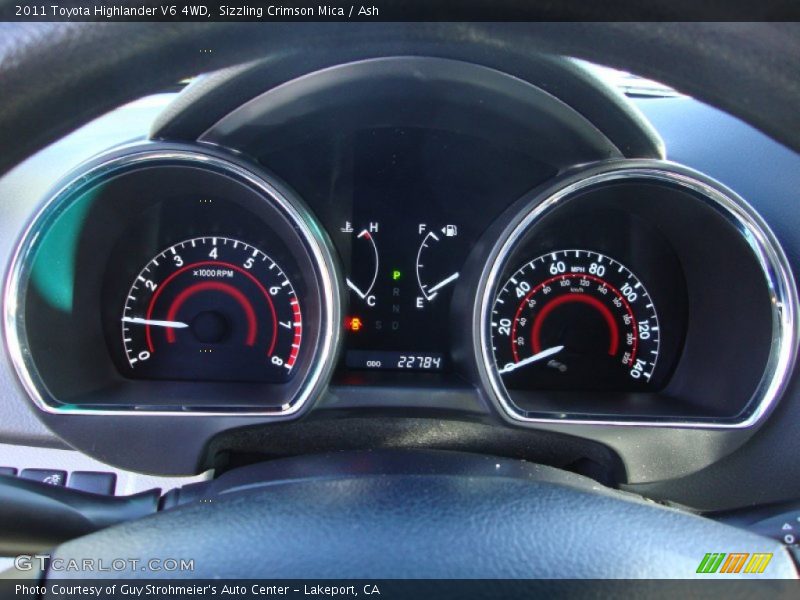  2011 Highlander V6 4WD V6 4WD Gauges