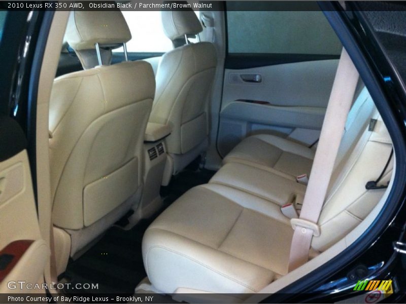 Obsidian Black / Parchment/Brown Walnut 2010 Lexus RX 350 AWD
