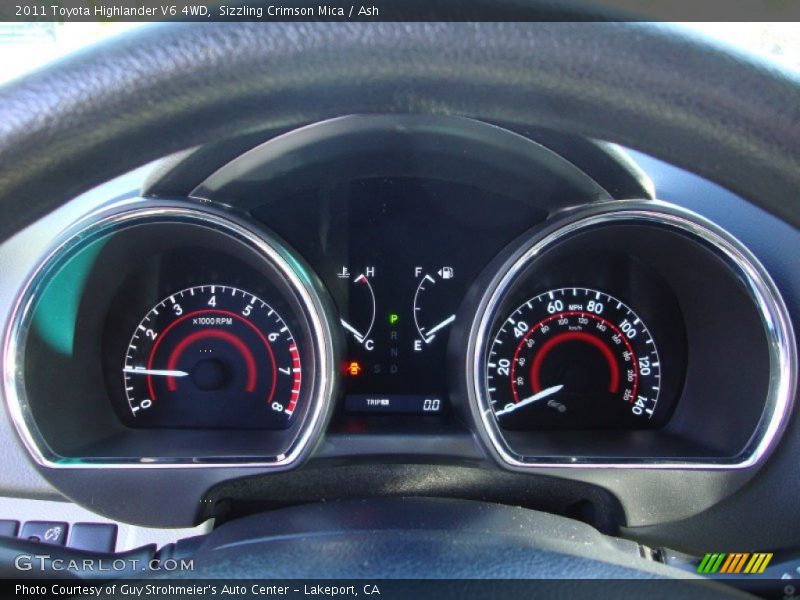  2011 Highlander V6 4WD V6 4WD Gauges