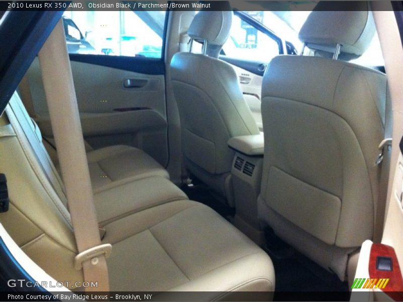 Obsidian Black / Parchment/Brown Walnut 2010 Lexus RX 350 AWD