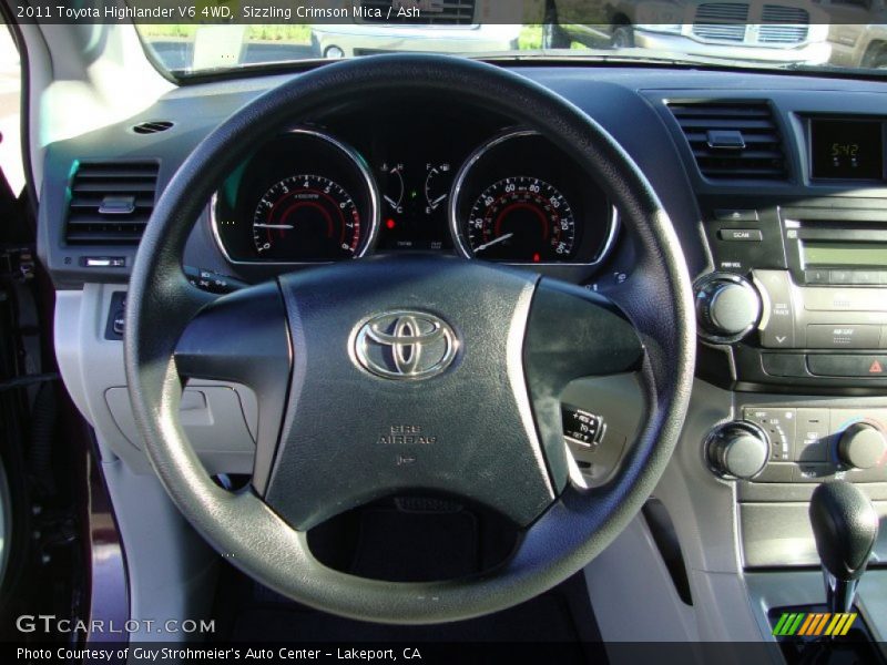  2011 Highlander V6 4WD Steering Wheel