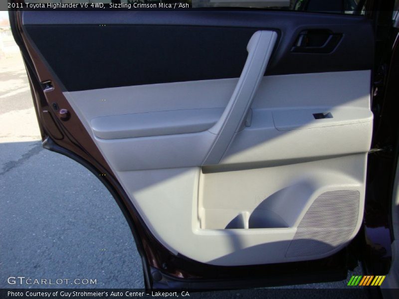 Sizzling Crimson Mica / Ash 2011 Toyota Highlander V6 4WD