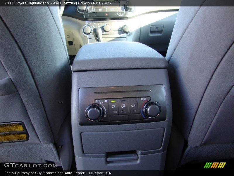 Sizzling Crimson Mica / Ash 2011 Toyota Highlander V6 4WD