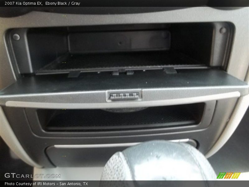 Ebony Black / Gray 2007 Kia Optima EX