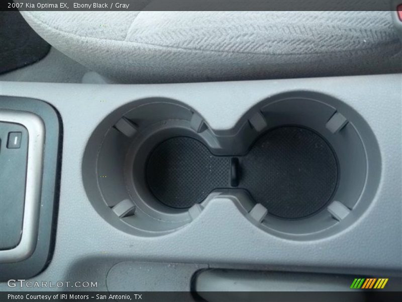 Ebony Black / Gray 2007 Kia Optima EX