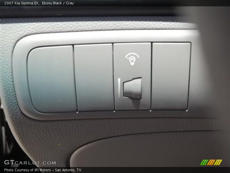 Ebony Black / Gray 2007 Kia Optima EX