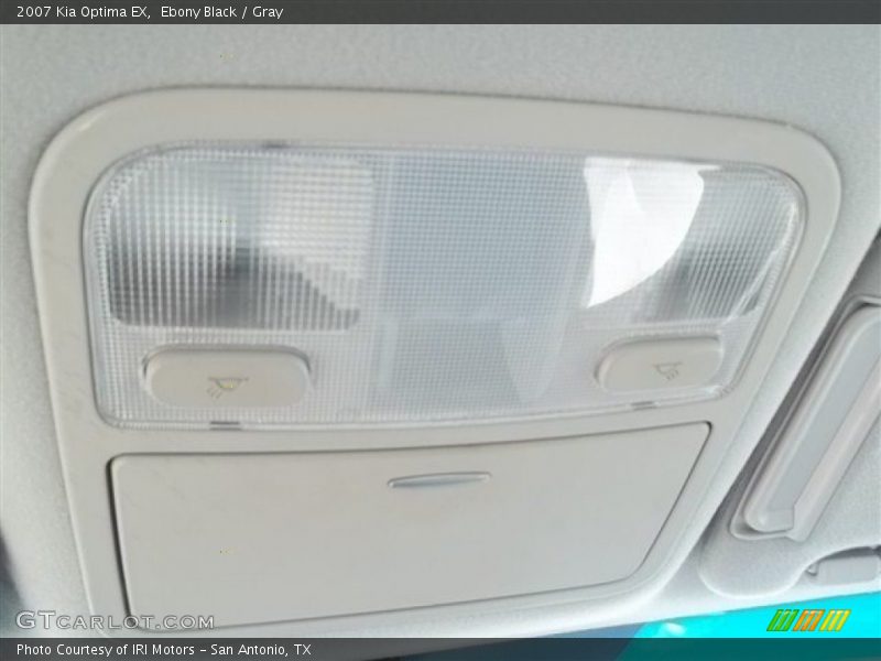 Ebony Black / Gray 2007 Kia Optima EX