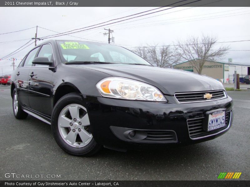 Black / Gray 2011 Chevrolet Impala LT