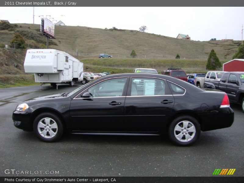 Black / Gray 2011 Chevrolet Impala LT
