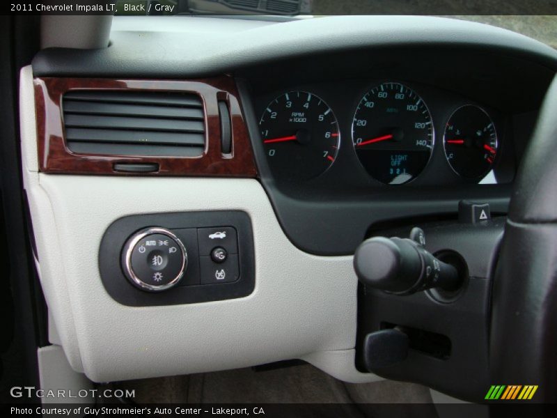 Black / Gray 2011 Chevrolet Impala LT