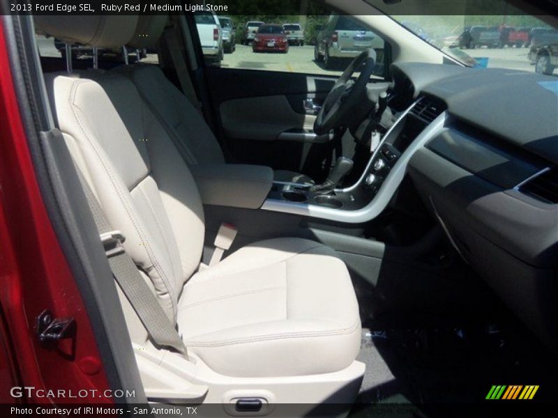 Ruby Red / Medium Light Stone 2013 Ford Edge SEL