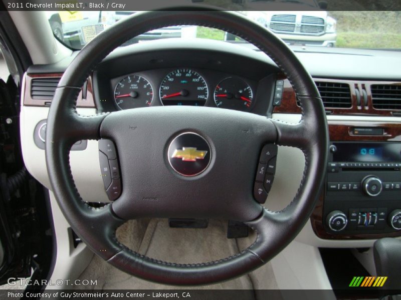 Black / Gray 2011 Chevrolet Impala LT