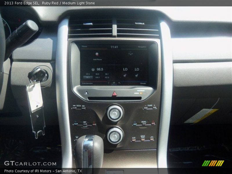 Ruby Red / Medium Light Stone 2013 Ford Edge SEL