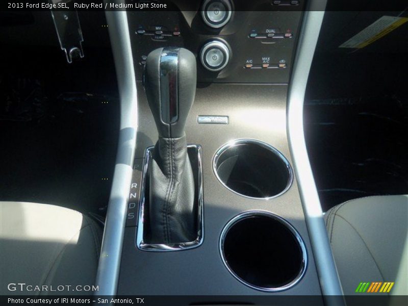 Ruby Red / Medium Light Stone 2013 Ford Edge SEL