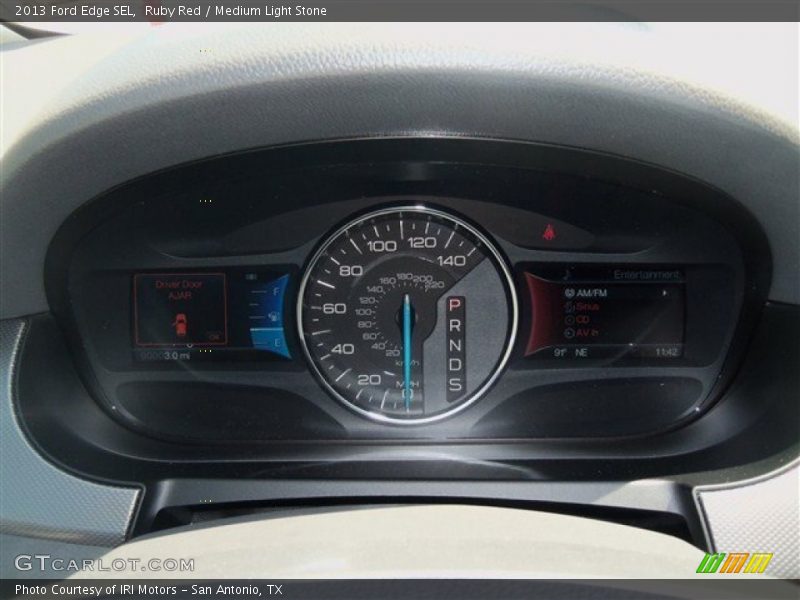 Ruby Red / Medium Light Stone 2013 Ford Edge SEL