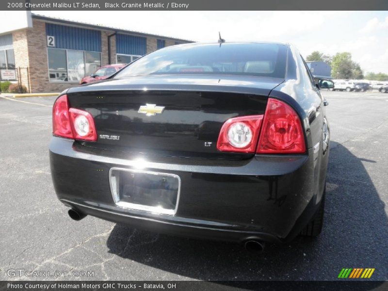 Black Granite Metallic / Ebony 2008 Chevrolet Malibu LT Sedan