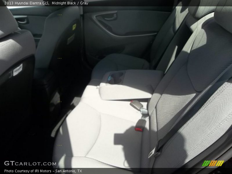 Midnight Black / Gray 2013 Hyundai Elantra GLS