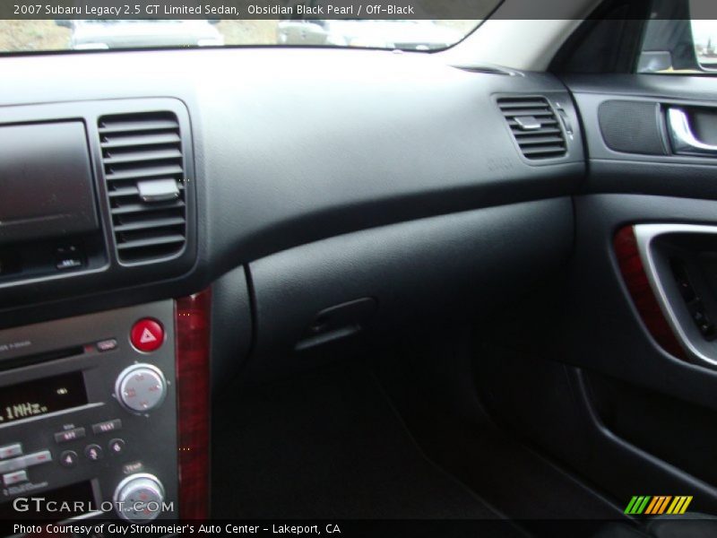 Obsidian Black Pearl / Off-Black 2007 Subaru Legacy 2.5 GT Limited Sedan