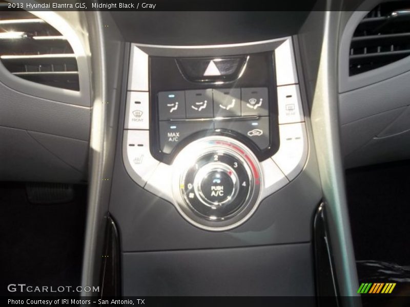 Midnight Black / Gray 2013 Hyundai Elantra GLS