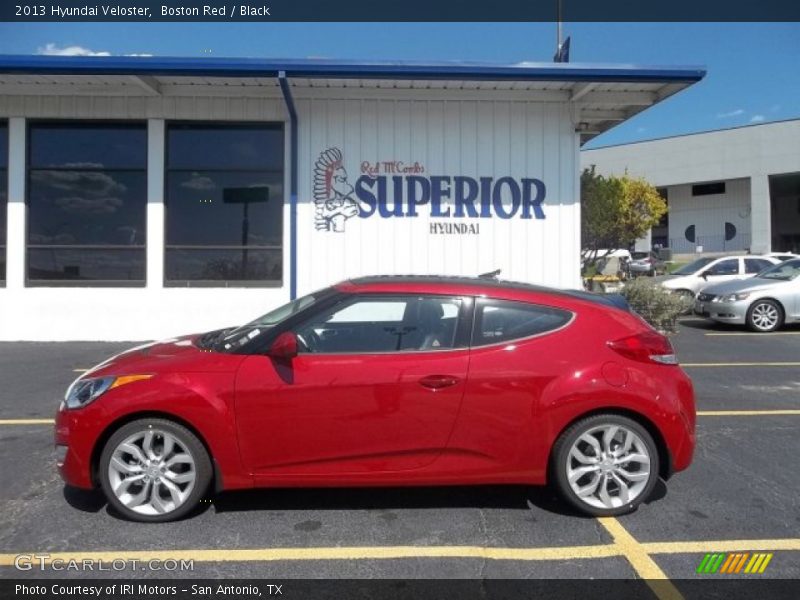 Boston Red / Black 2013 Hyundai Veloster