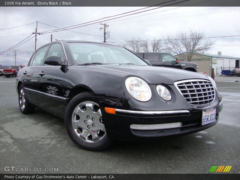 Ebony Black / Black 2008 Kia Amanti