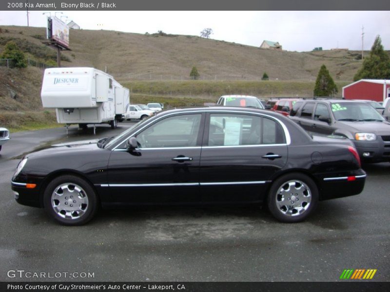 Ebony Black / Black 2008 Kia Amanti
