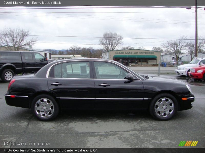 Ebony Black / Black 2008 Kia Amanti
