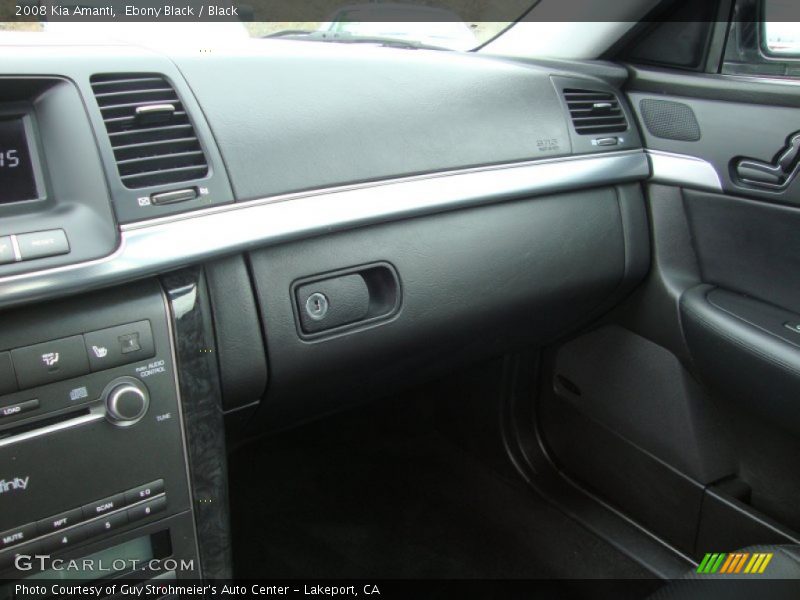Ebony Black / Black 2008 Kia Amanti