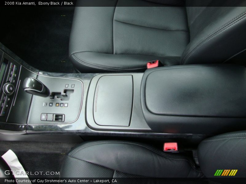 Ebony Black / Black 2008 Kia Amanti
