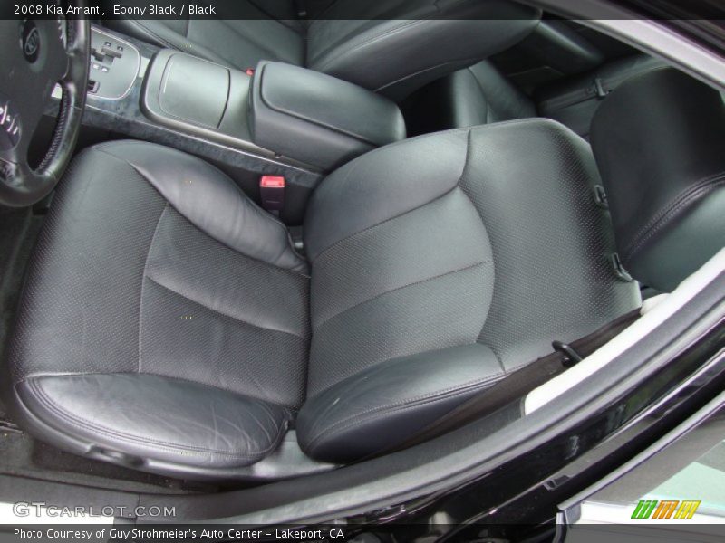 Ebony Black / Black 2008 Kia Amanti