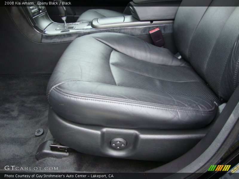Ebony Black / Black 2008 Kia Amanti
