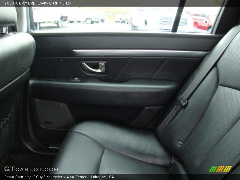Ebony Black / Black 2008 Kia Amanti