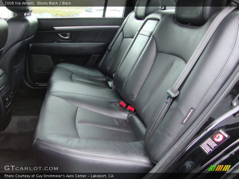 Ebony Black / Black 2008 Kia Amanti
