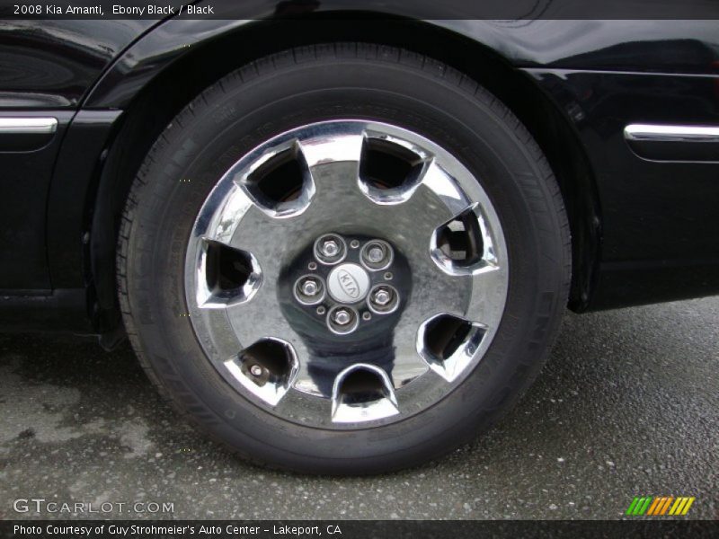 Ebony Black / Black 2008 Kia Amanti