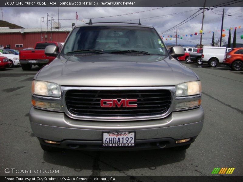 Sandalwood Metallic / Pewter/Dark Pewter 2003 GMC Yukon XL SLT 4x4