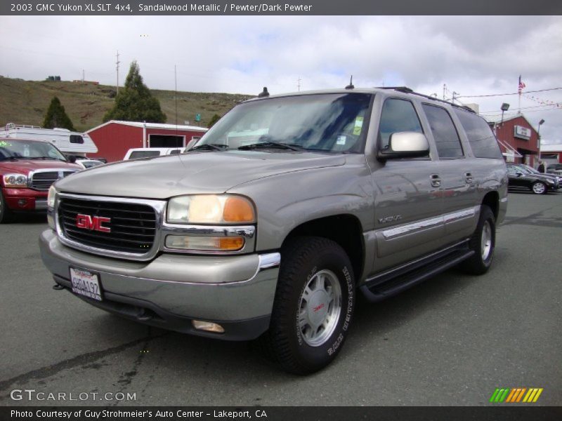Sandalwood Metallic / Pewter/Dark Pewter 2003 GMC Yukon XL SLT 4x4